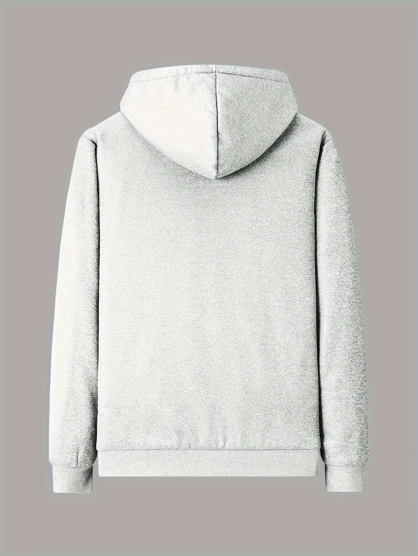 Męska ocieplana bluza z kapturem i zamkiem