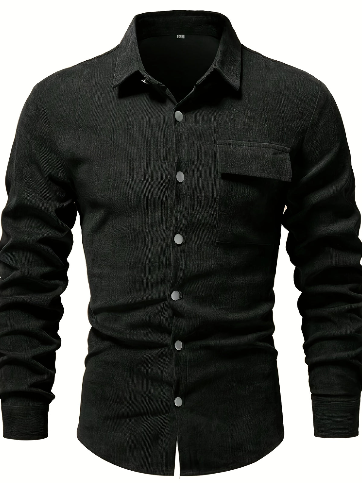 Męska koszula codzienna z długim rękawem