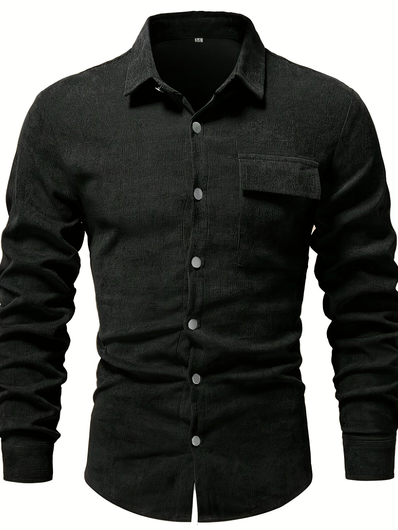 Męska koszula codzienna z długim rękawem