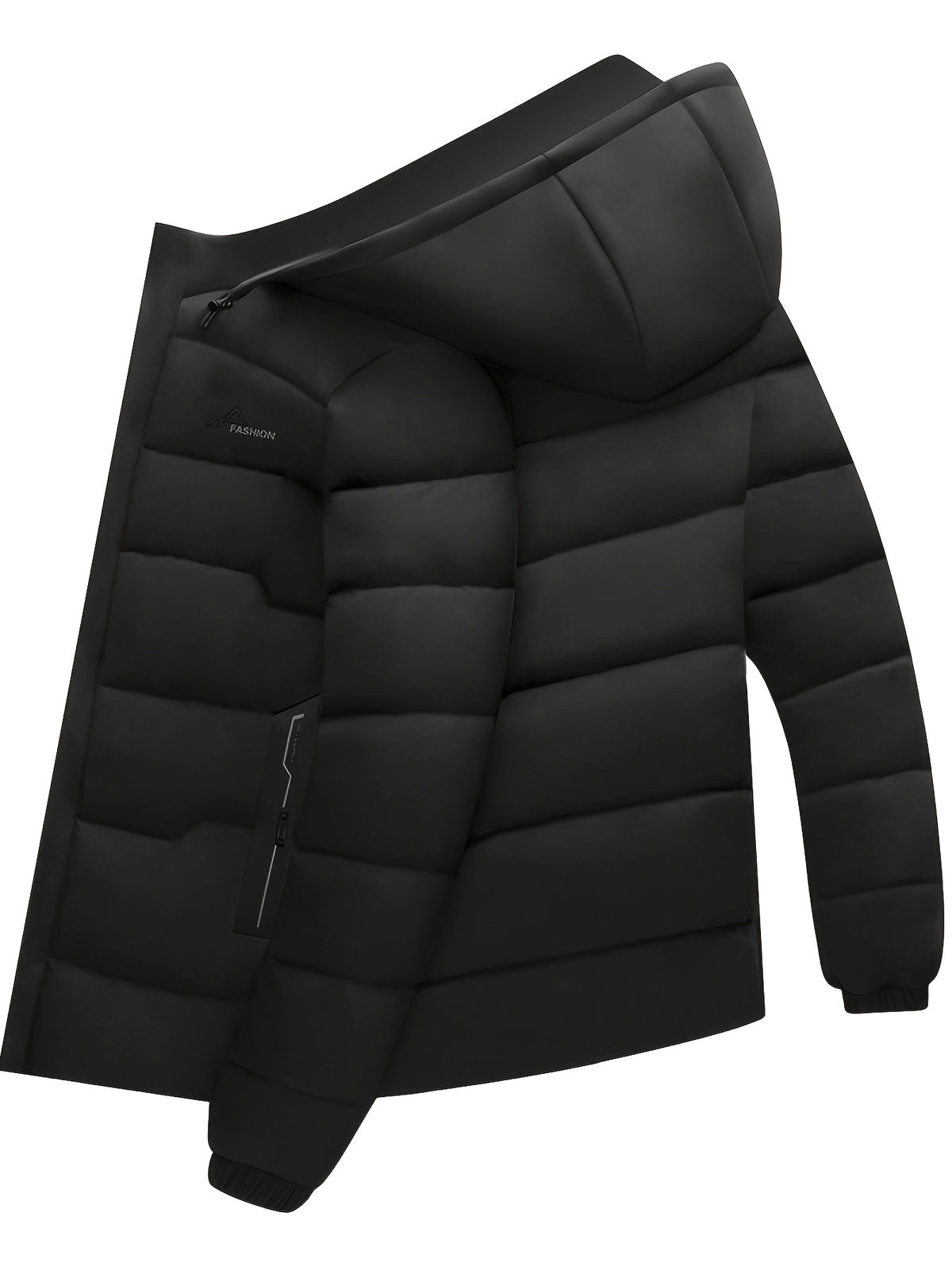 Męska zimowa kurtka puchowa z kapturem