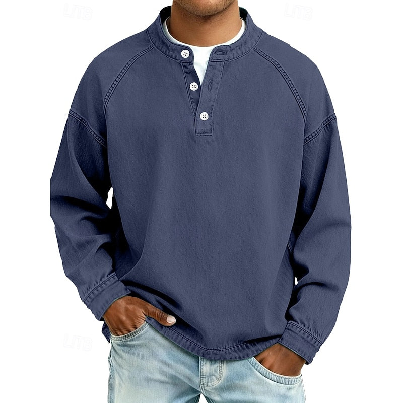 Colby | Koszula typu Henley w stylu vintage 12