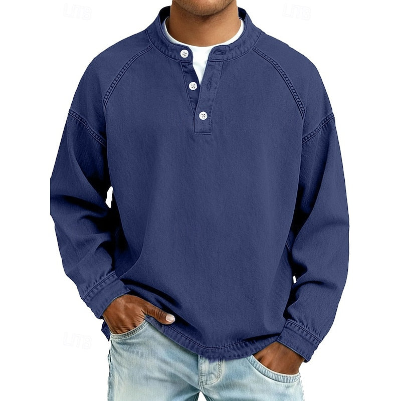 Colby | Koszula typu Henley w stylu vintage 14