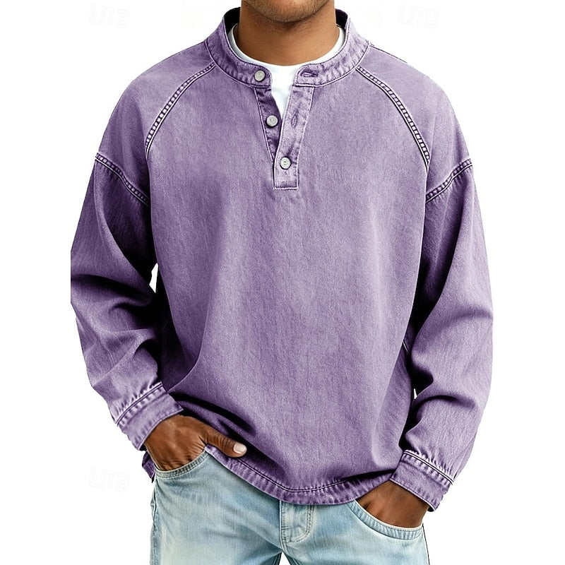 Colby | Koszula typu Henley w stylu vintage 15