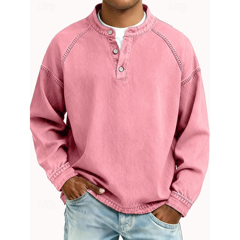 Colby | Koszula typu Henley w stylu vintage 24