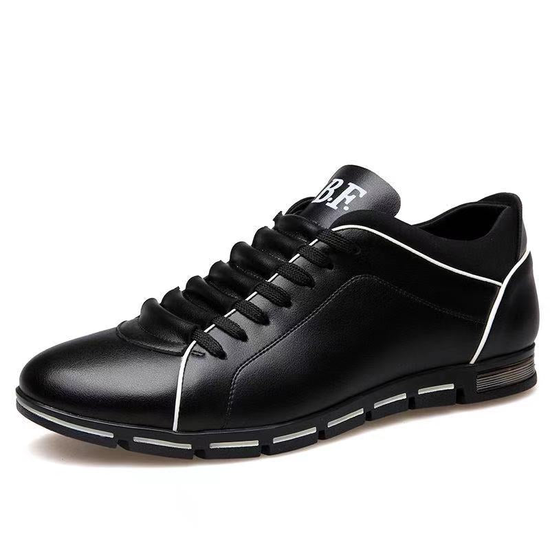 Eleganckie Skórzane Sportowe Buty Męskie