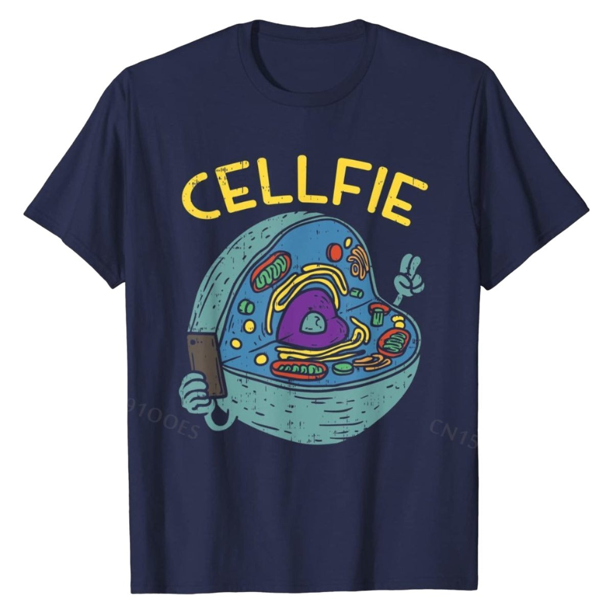 Koszulka Męska "Cellfie" z Nadrukiem Komórki