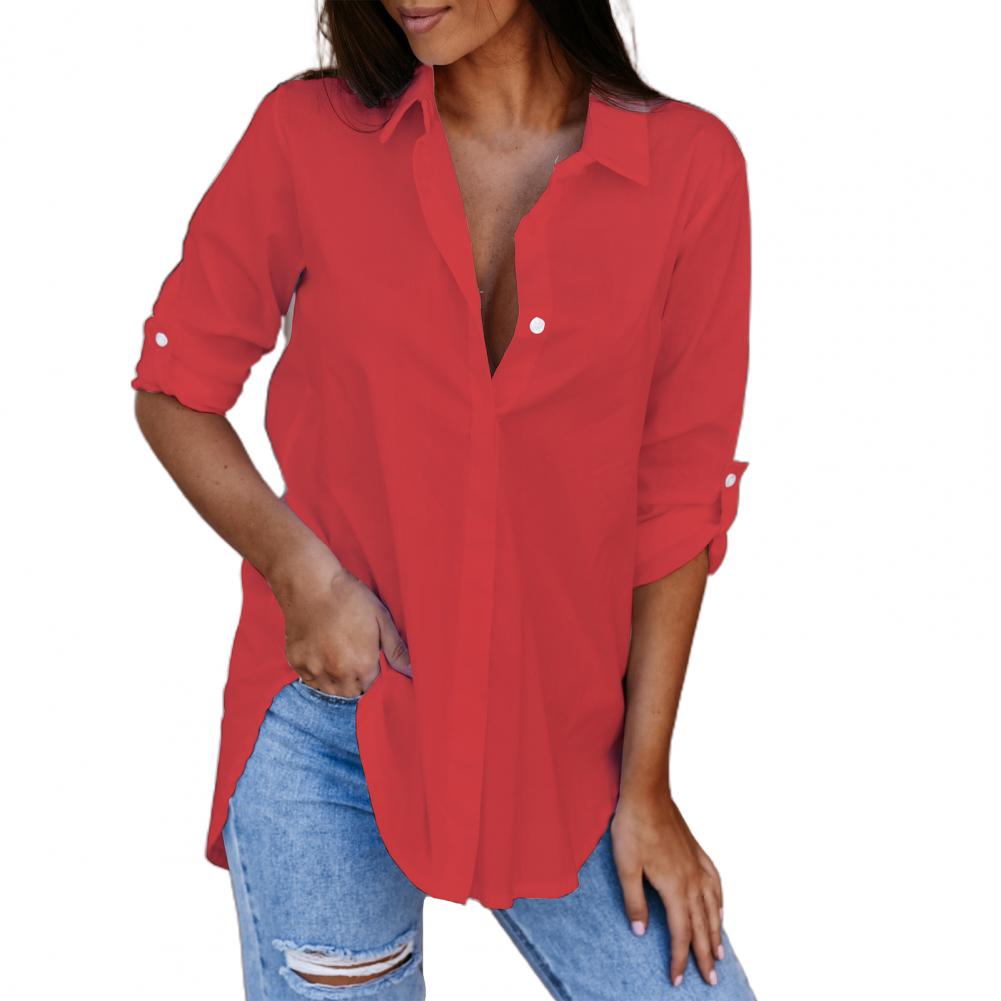 Długa luźna koszula damska