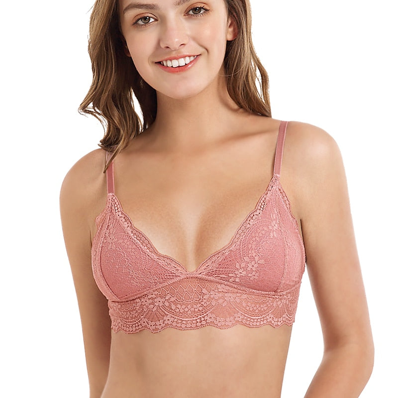 Biustonosz koronkowy bralette