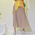 Plisowana spódnica maxi w stylu casual