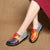 Damskie skórzane buty ortopedyczne slip-on – wygodne półbuty z elastyczną podeszwą