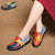 Damskie skórzane buty ortopedyczne slip-on – wygodne półbuty z elastyczną podeszwą