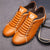 Eleganckie Skórzane Sportowe Buty Męskie