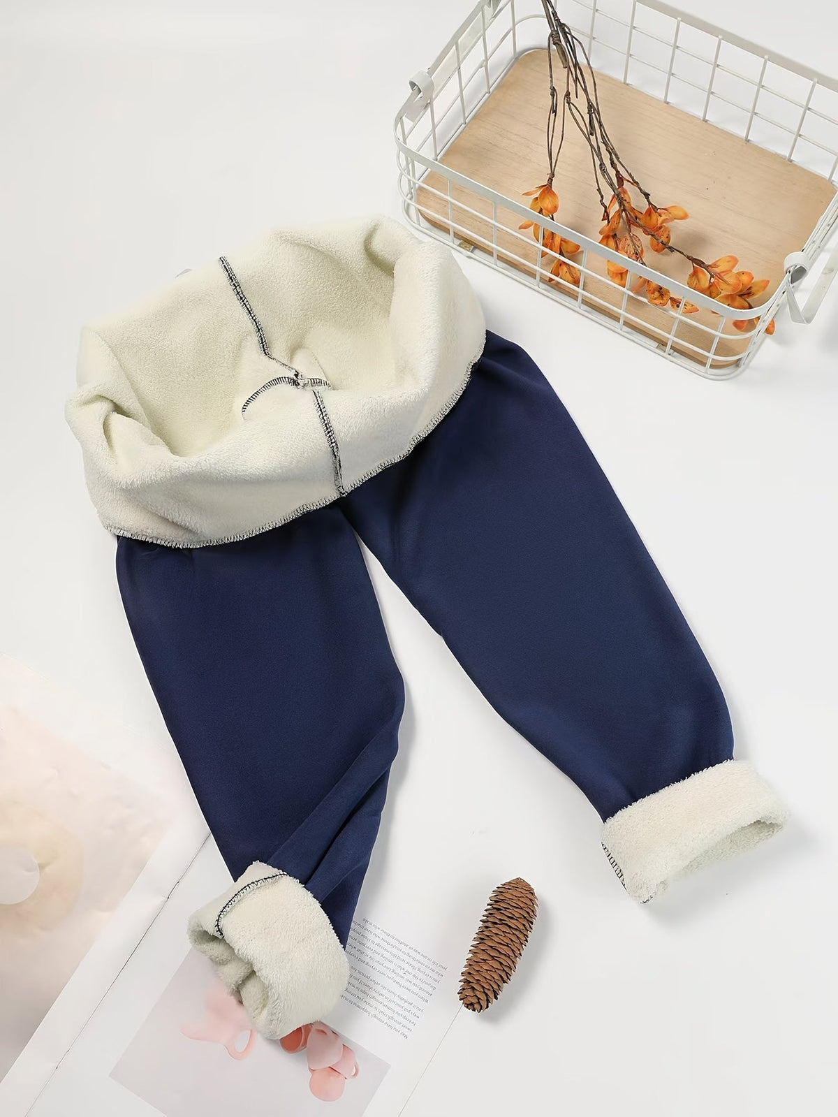 Lorna | Ocieplane legginsy z wysokim stanem 16