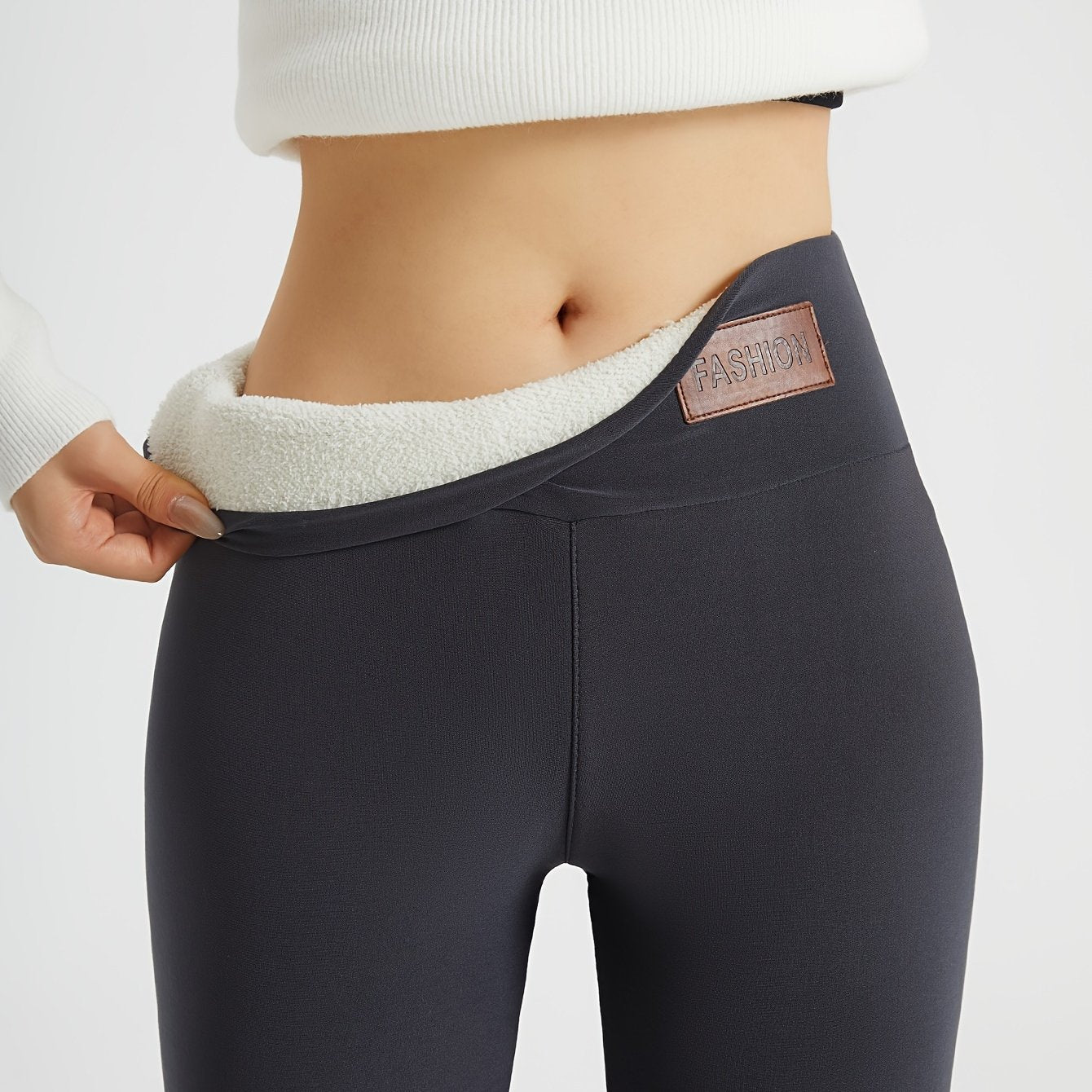 Lorna | Ocieplane legginsy z wysokim stanem 20