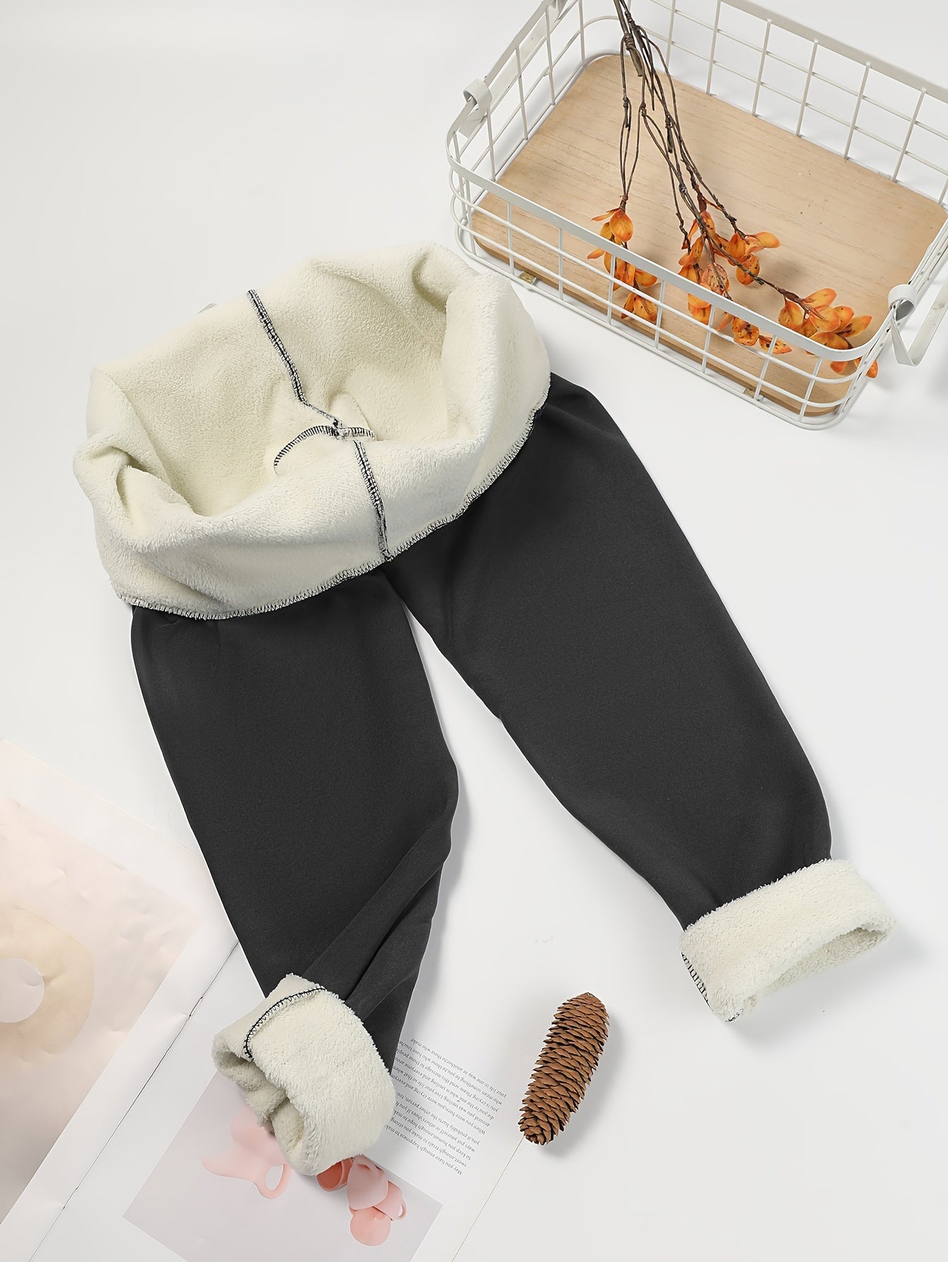 Lorna | Ocieplane legginsy z wysokim stanem 22
