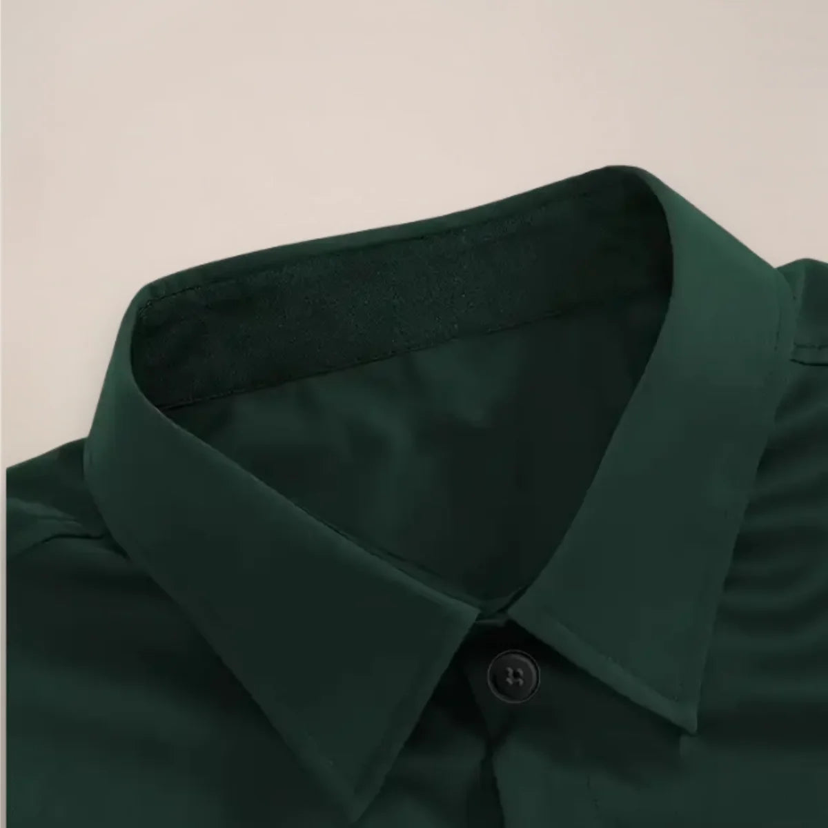 Męska Koszula z Długim Rękawem i Kołnierzykiem – Elegancka Slim Fit