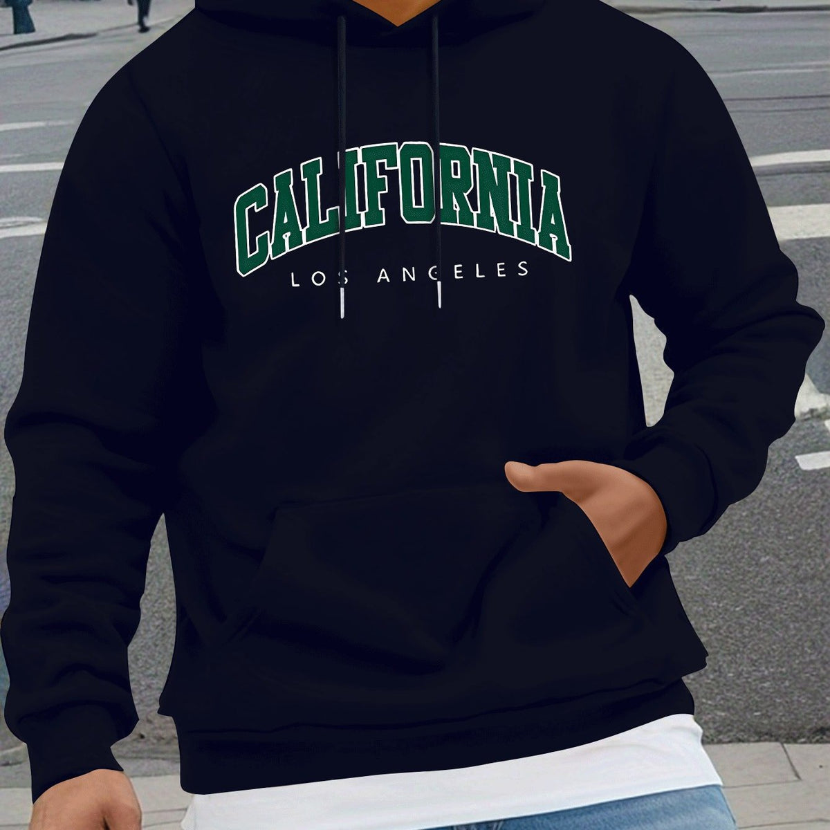 Męska Bluza z Kapturem "California Los Angeles"