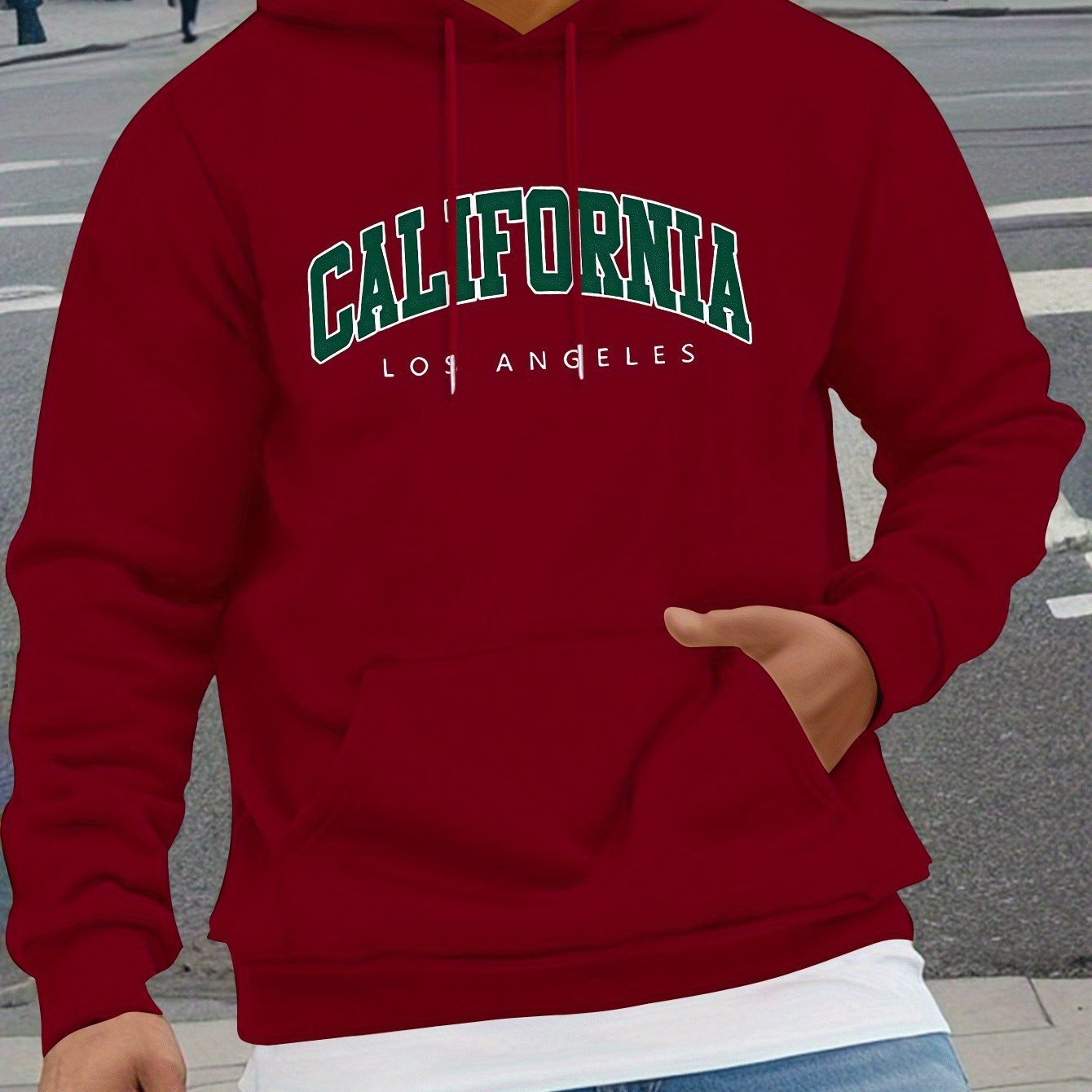 Męska Bluza z Kapturem "California Los Angeles"