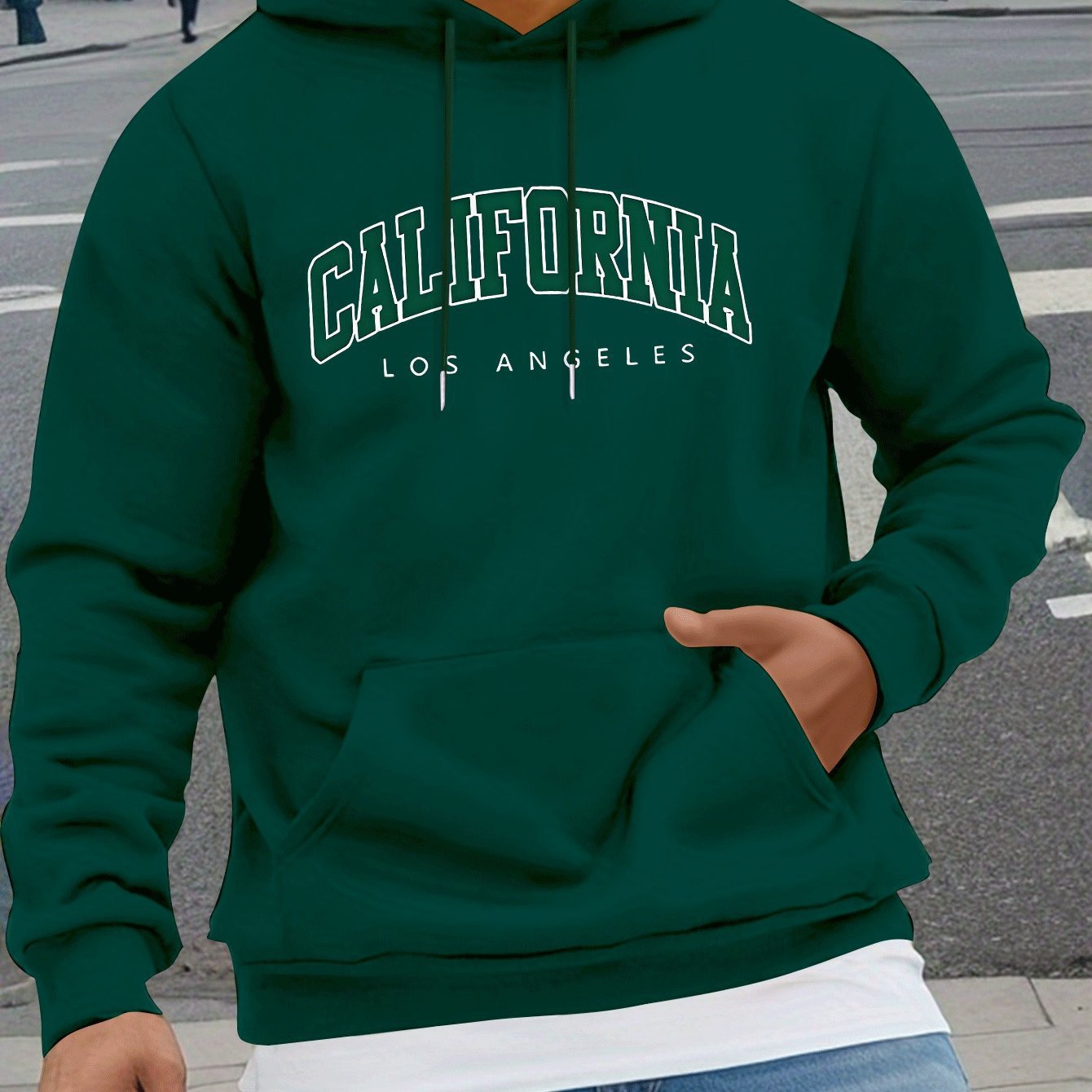 Męska Bluza z Kapturem "California Los Angeles"