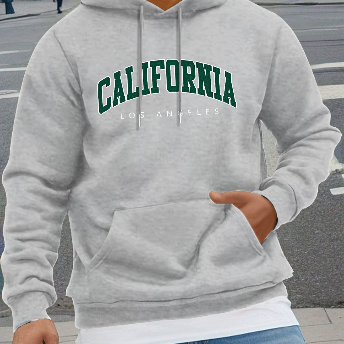 Męska Bluza z Kapturem "California Los Angeles"