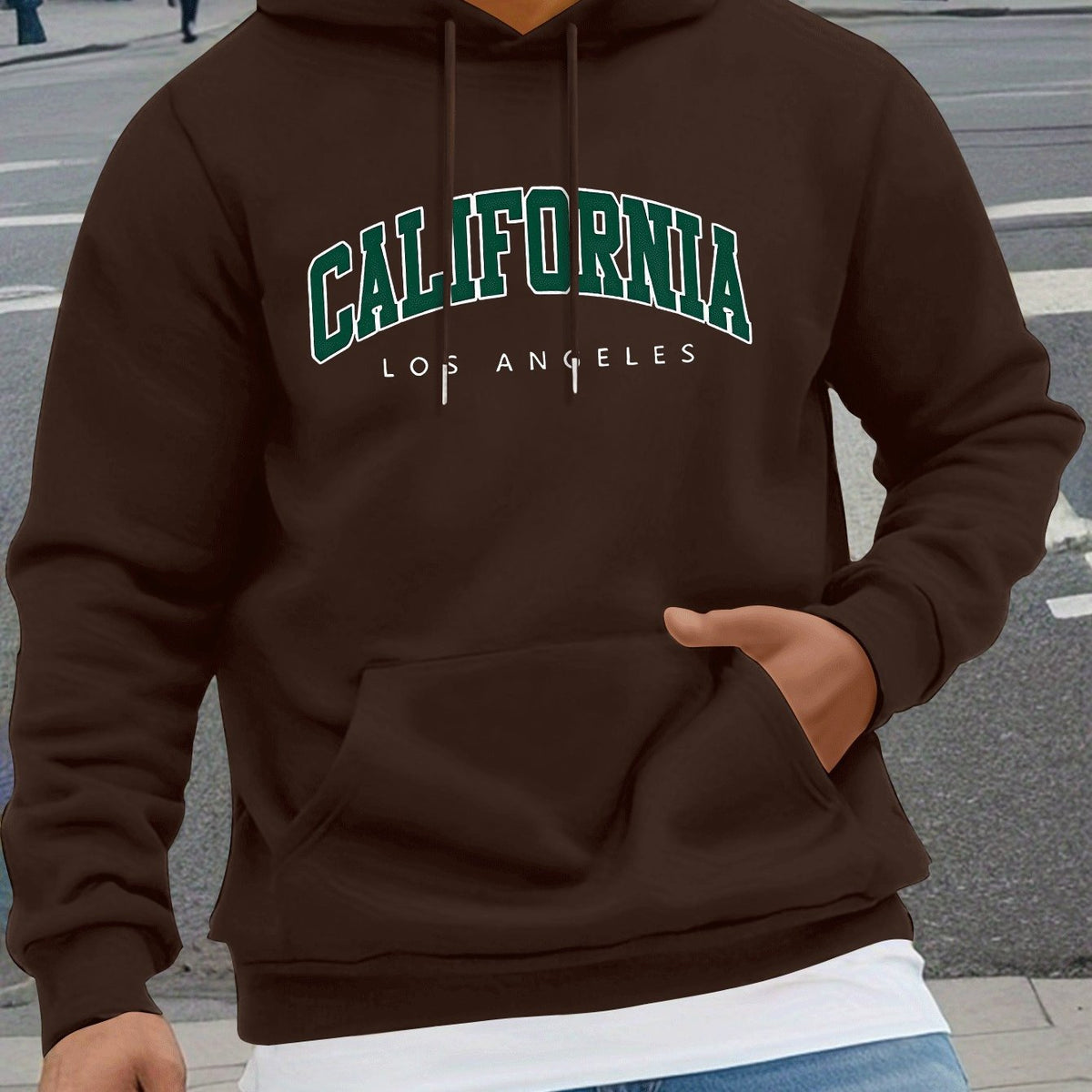 Męska Bluza z Kapturem "California Los Angeles"