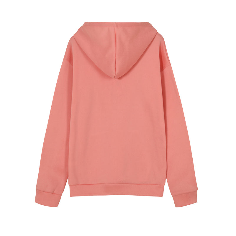 Damska bluza z kapturem i guziczkami