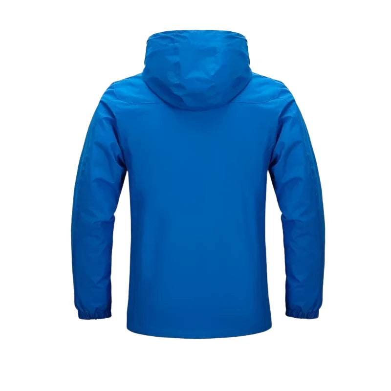 Męska kurtka przeciwdeszczowa z kapturem