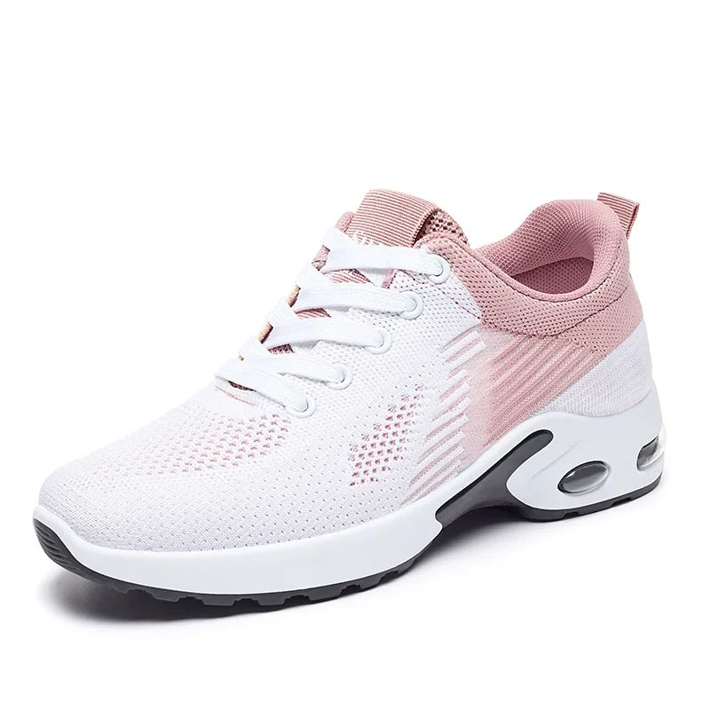 Damskie Sportowe Sneakersy z Oddychającej Tkaniny i Amortyzującą Podeszwą