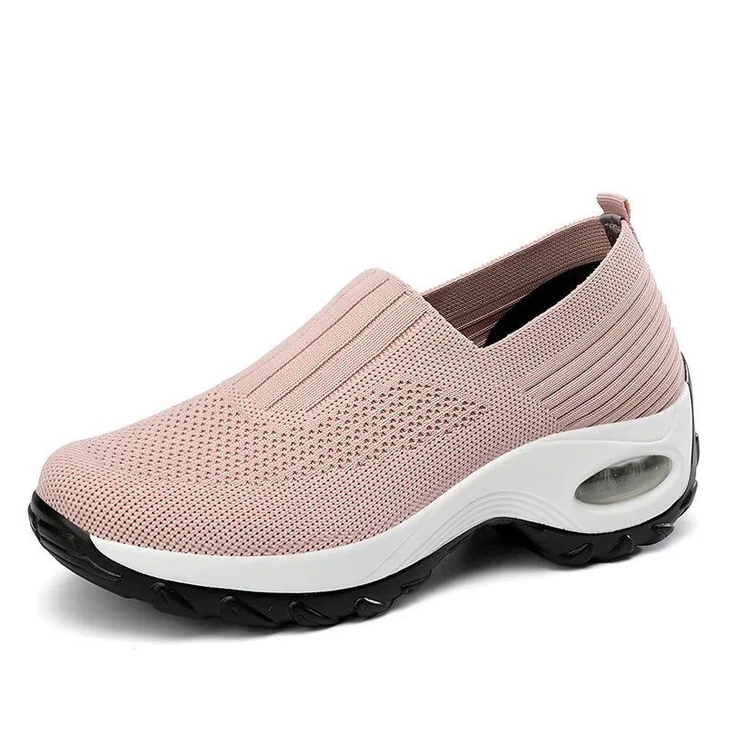 Damskie buty ortopedyczne slip-on z amortyzującą podeszwą powietrzną
