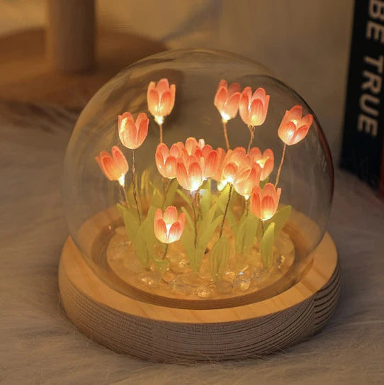 Lampka nocna DIY Tulipan