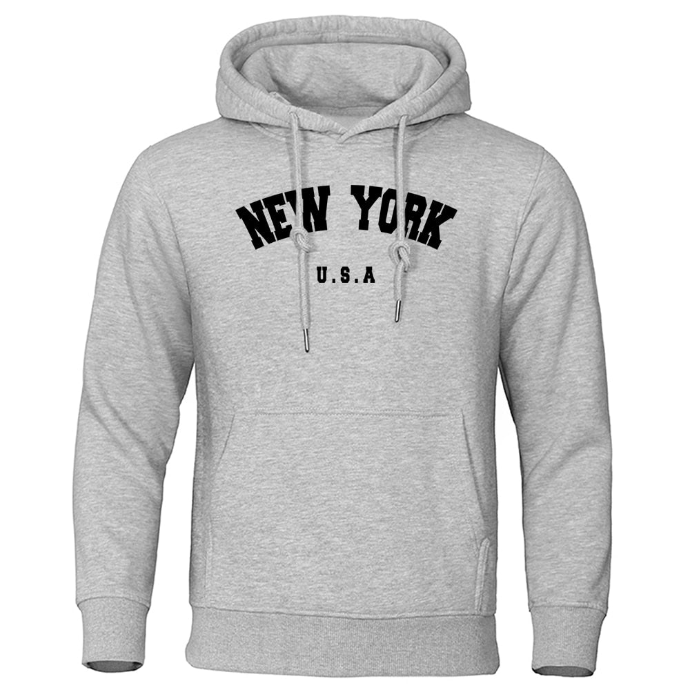 Bluza męska z kapturem New York
