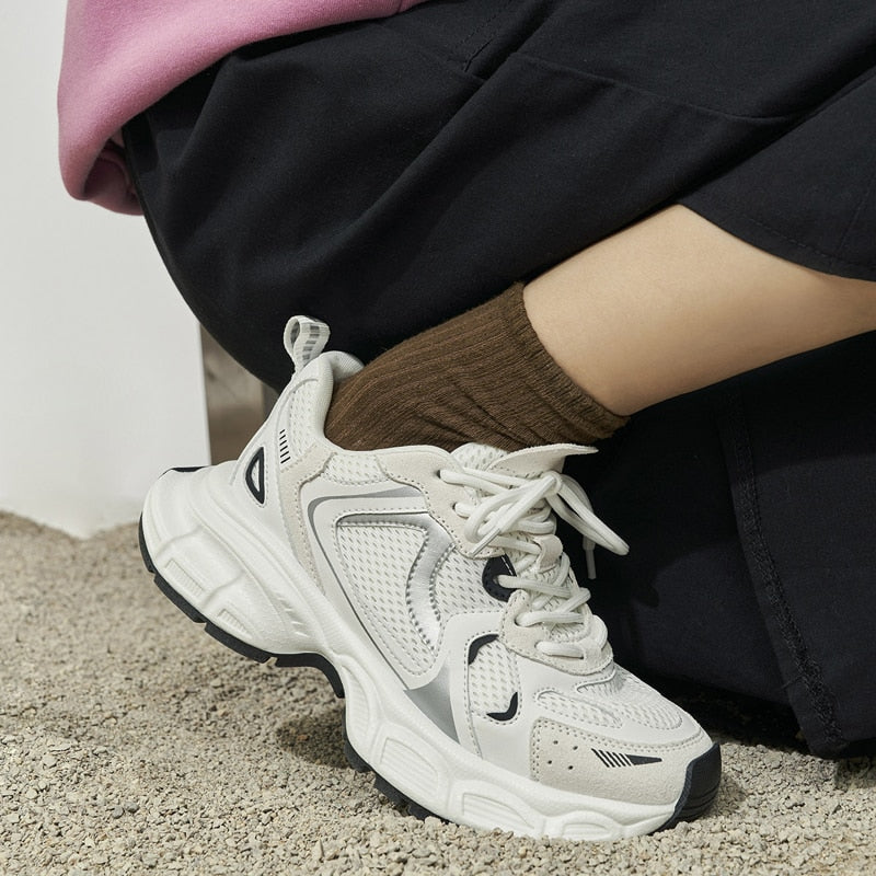 Damskie Sneakersy w Stylu Chunky