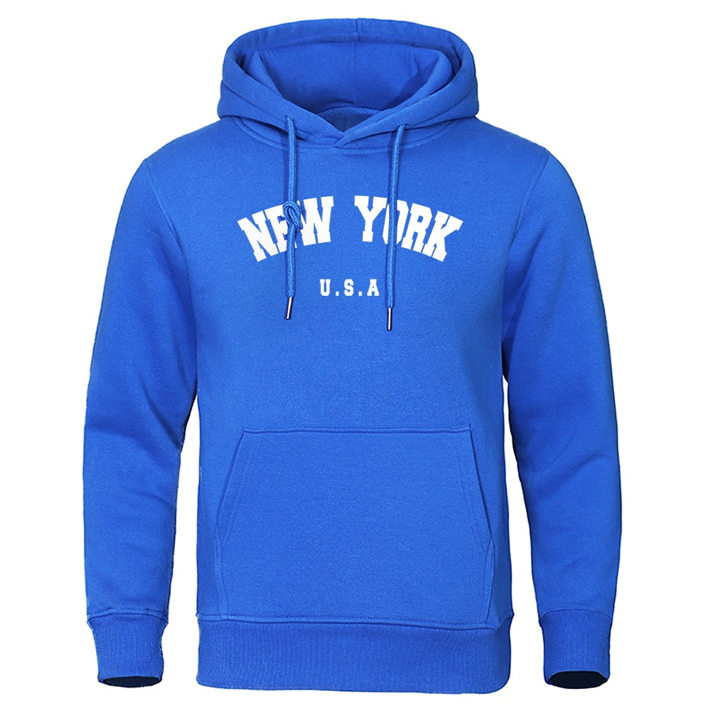 Bluza męska z kapturem New York
