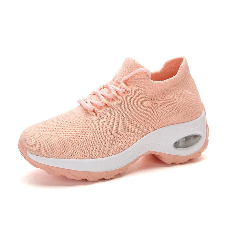 Damskie Sneakersy z Oddychającą Cholewką