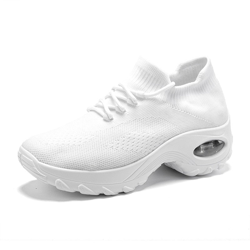 Damskie Sneakersy z Oddychającą Cholewką