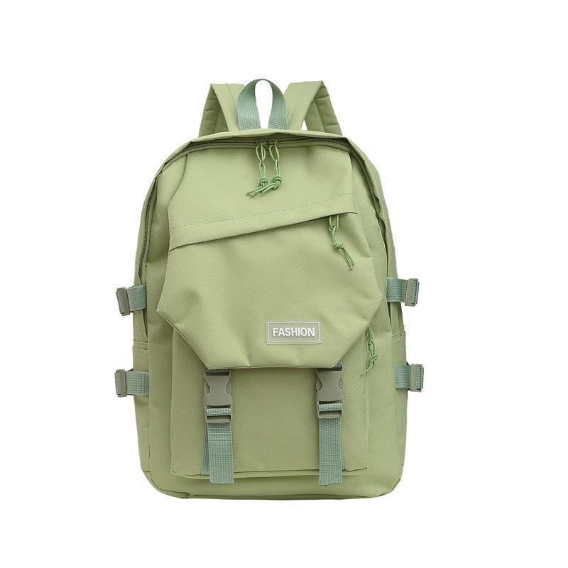 Pojemny plecak w stylu vintage z klamrami