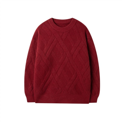 Elegancki Męski Sweter Bluza