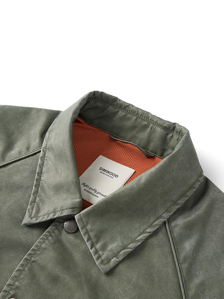 Męska kurtka casual na zatrzaski – lekka i stylowa