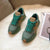 Damskie Sneakersy Retro z Zamszowymi Wstawkami