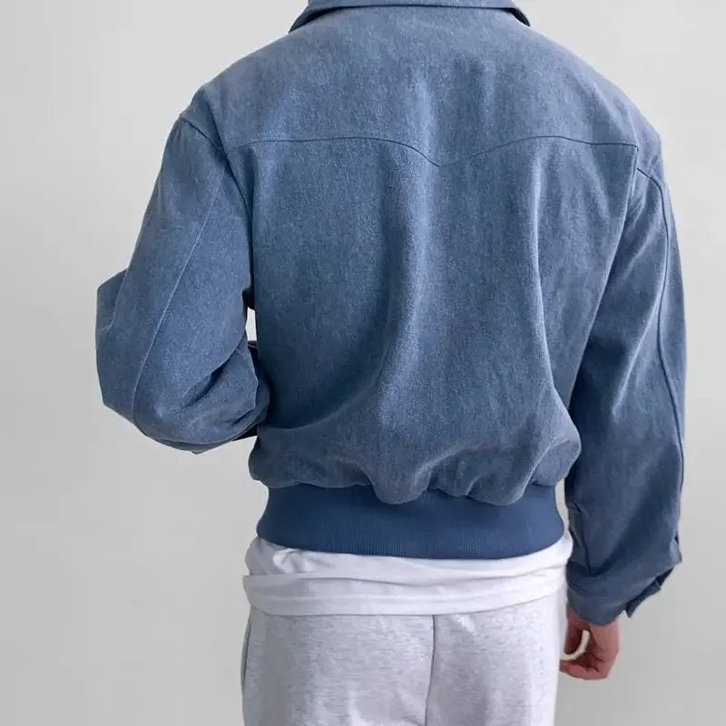 Męska Kurtka Jesienna z Zamkiem