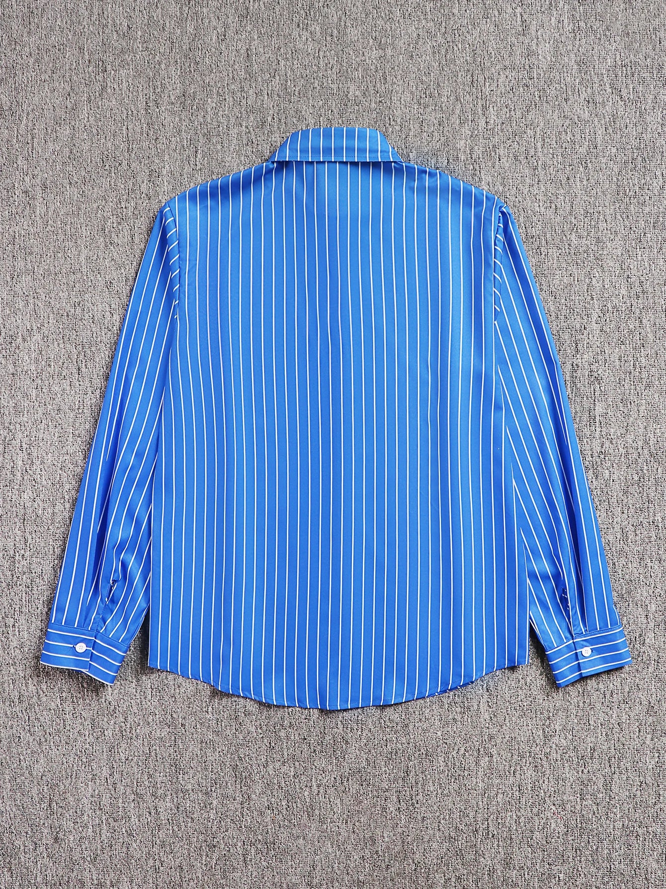 Męska koszula w paski z długim rękawem