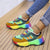 Kolorowe sneakersy damskie na platformie – sportowy styl