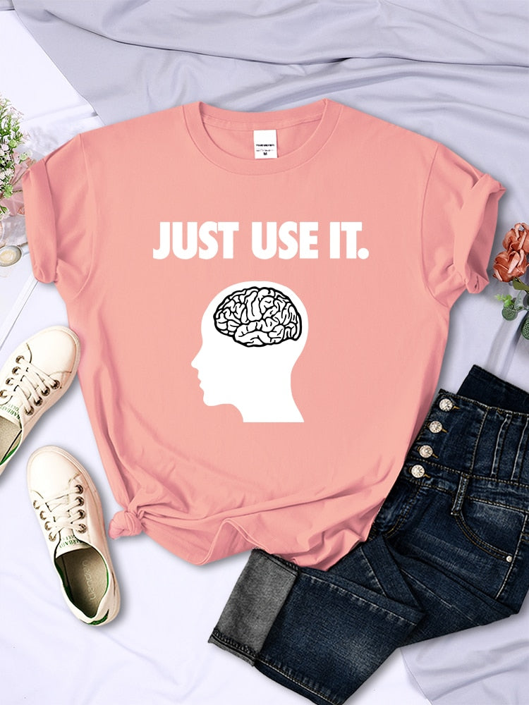 T-shirt Damski "Just Use It"