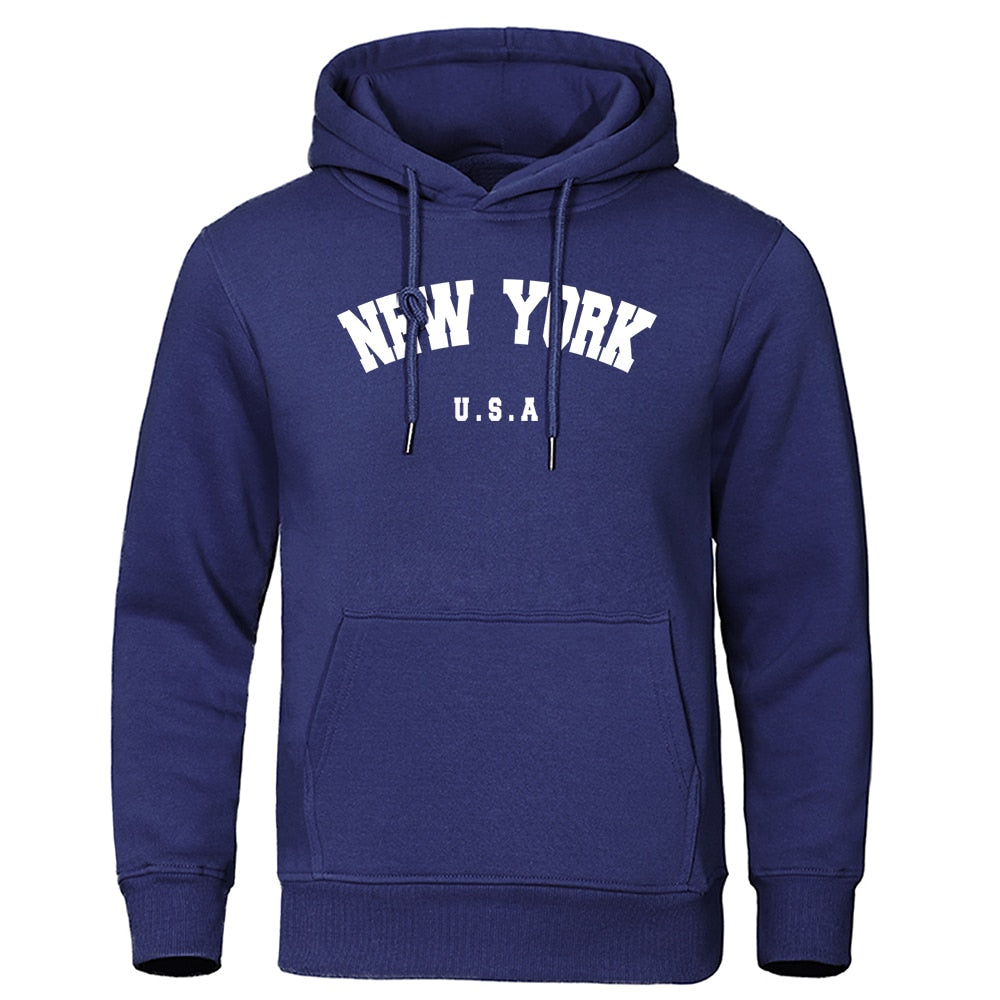 Bluza męska z kapturem New York