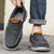 Męskie Buty Slip-On z Tkaniny