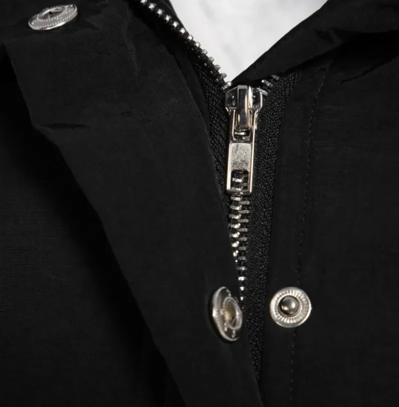 Damska kurtka zimowa ocieplana z kapturem wodoodporna parka z futerkiem