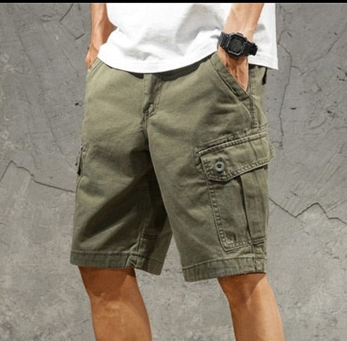 Męskie Krótkie spodenki materiałowe Cargo