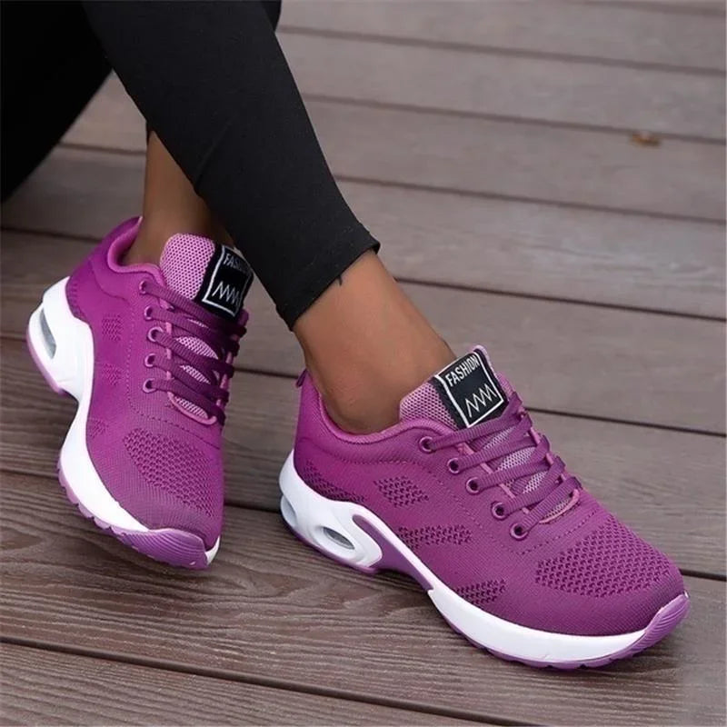 Damskie Buty Sportowe – Lekkie Sneakersy z Oddychającą Cholewką
