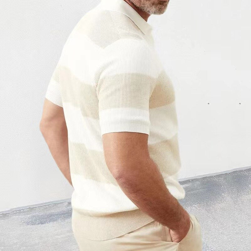 Męska Koszulka Polo w Paski