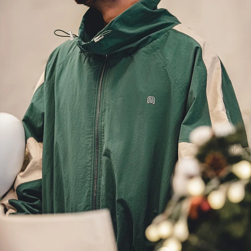 Męska kurtka wiatrówka sportowa – lekka, oddychająca i stylowa